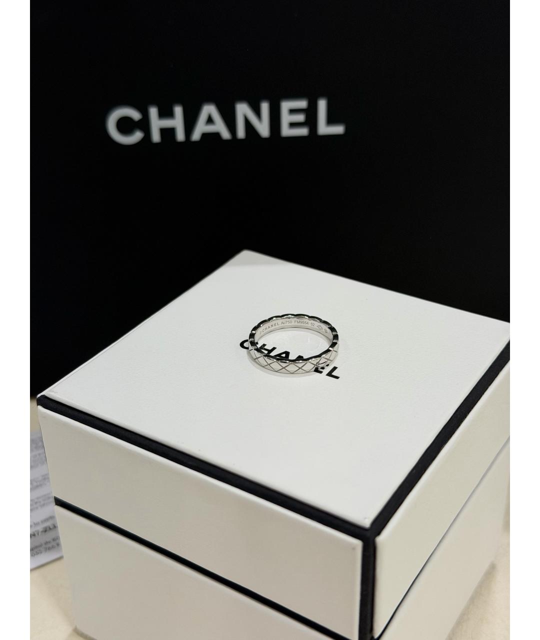 CHANEL Серебряное кольцо из белого золота, фото 6