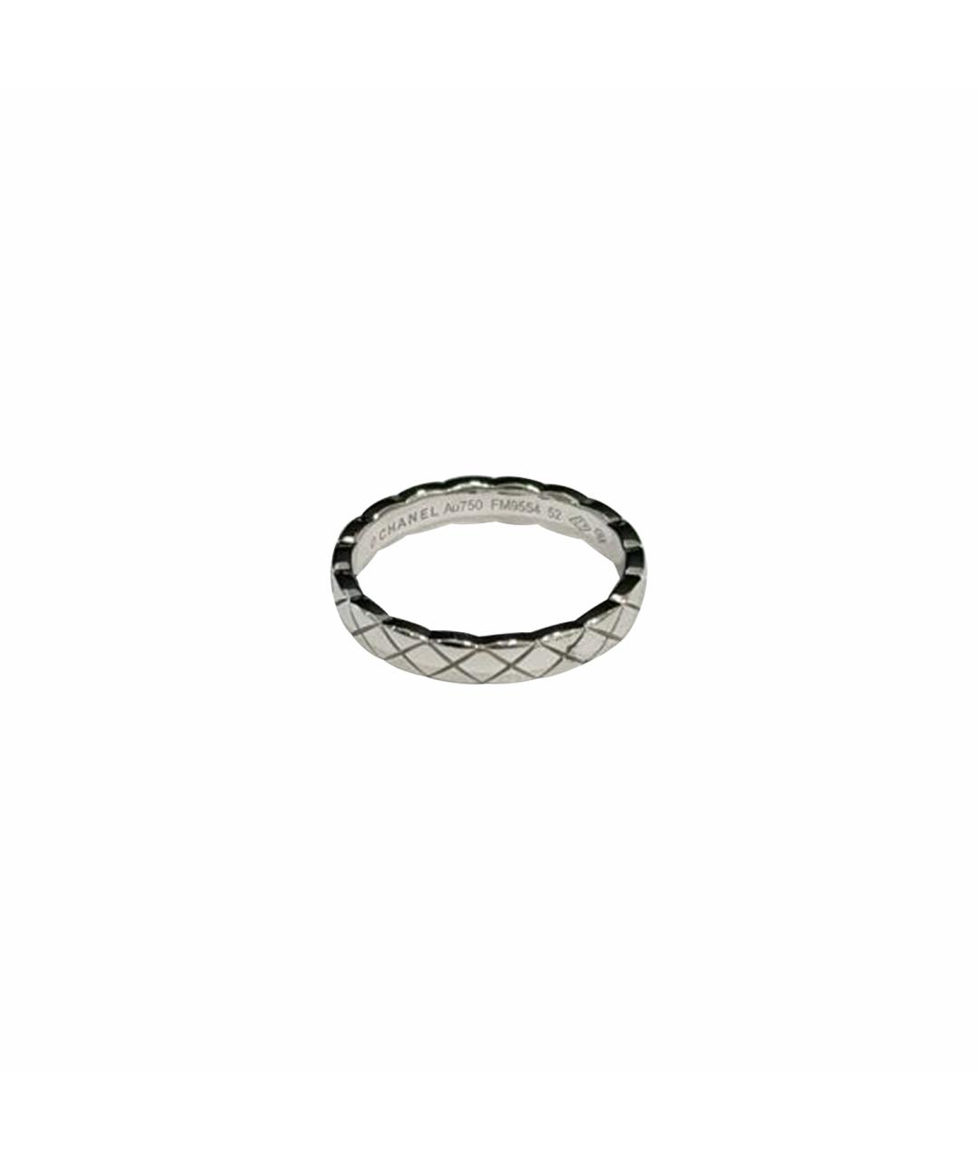 CHANEL Серебряное кольцо из белого золота, фото 1