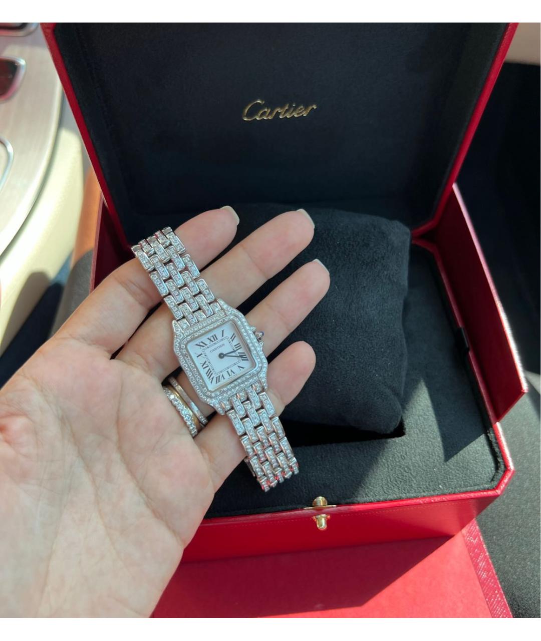 CARTIER Серебряные металлические часы, фото 4