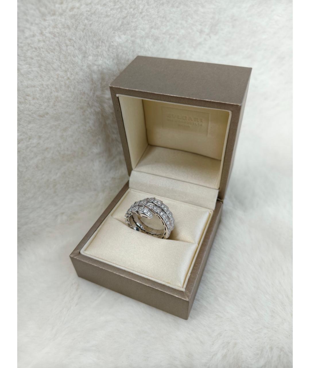 BVLGARI Серебряное кольцо из белого золота, фото 2
