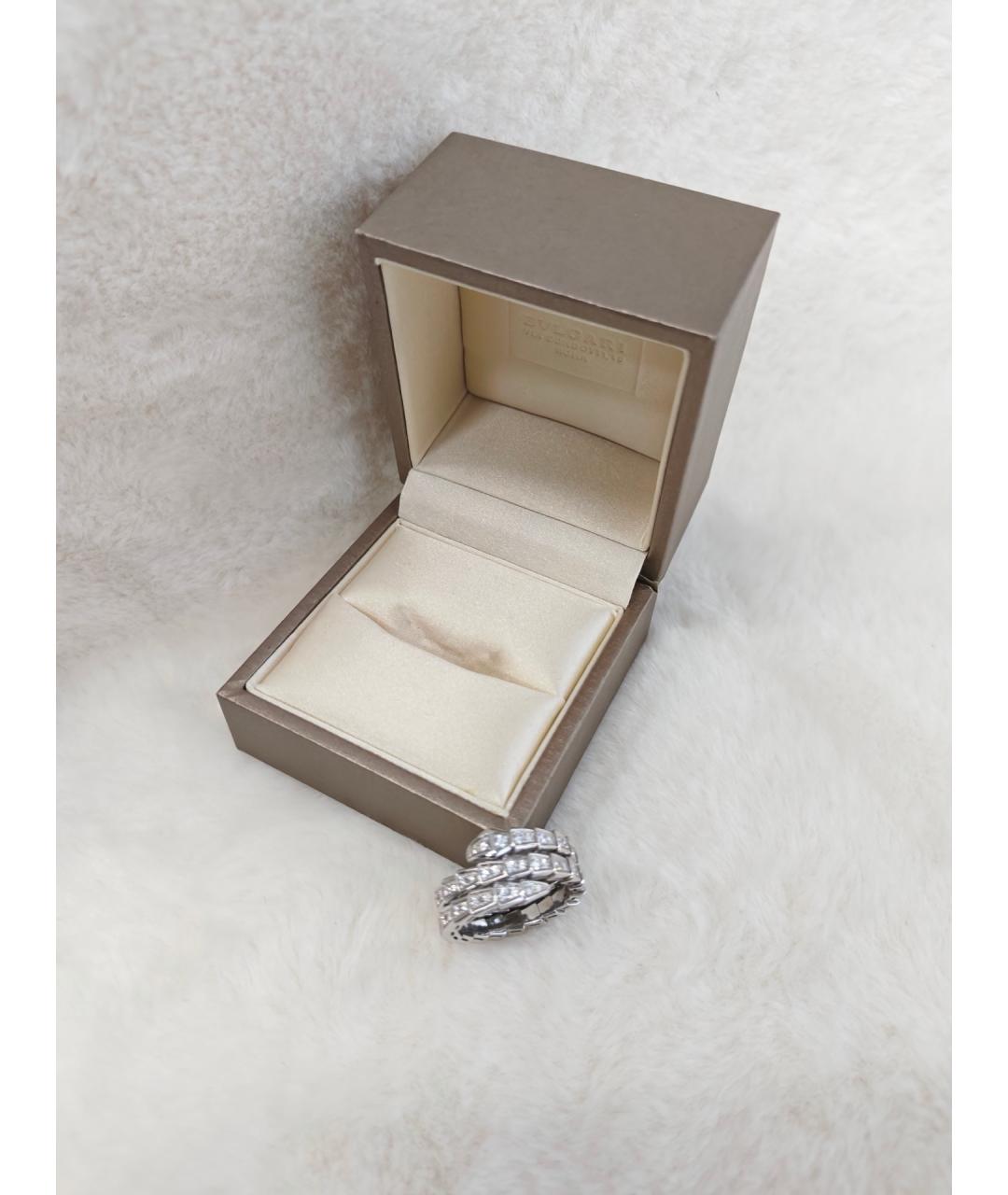 BVLGARI Серебряное кольцо из белого золота, фото 4