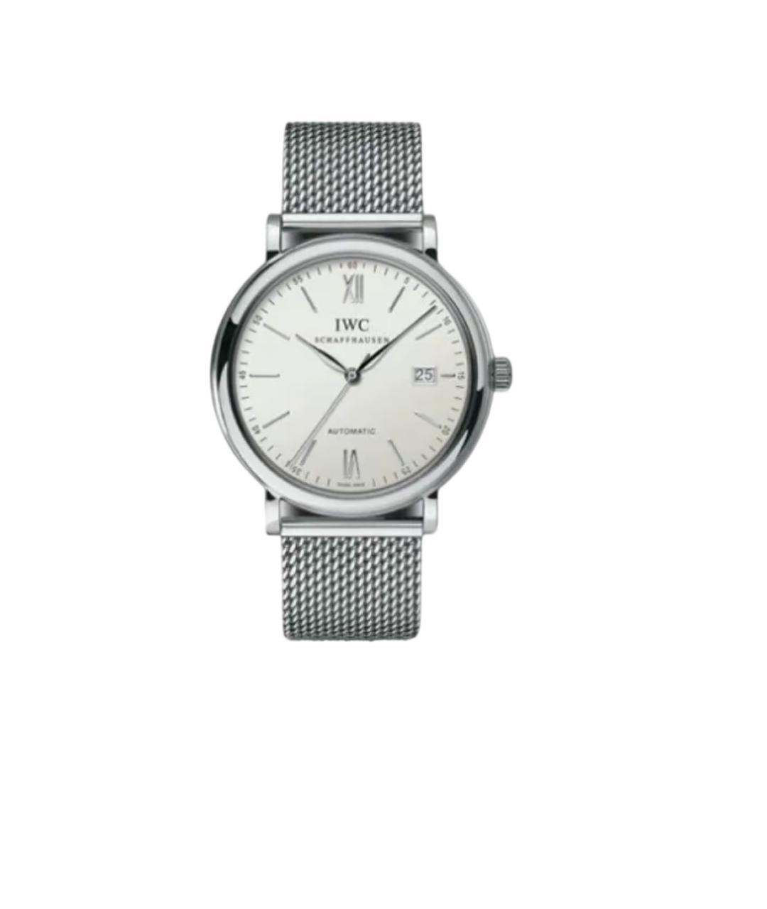IWC Schaffhausen Серебряные часы, фото 5