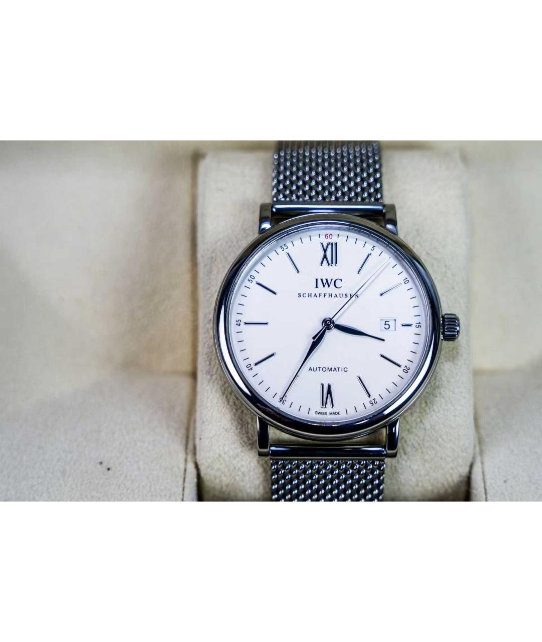 IWC Schaffhausen Серебряные часы, фото 2