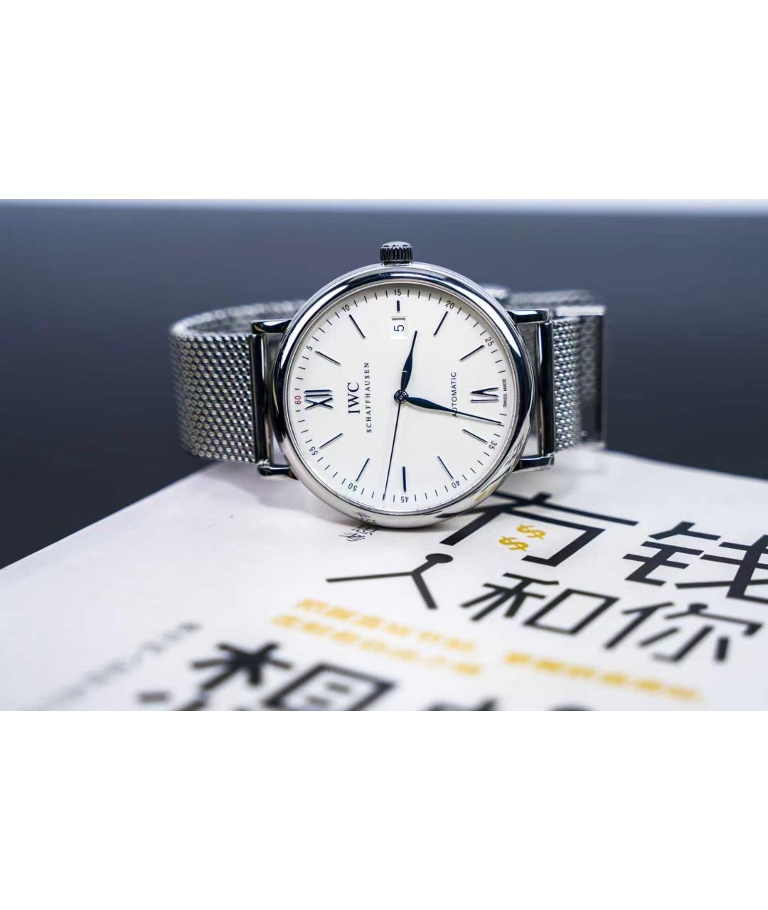 IWC Schaffhausen Серебряные часы, фото 3