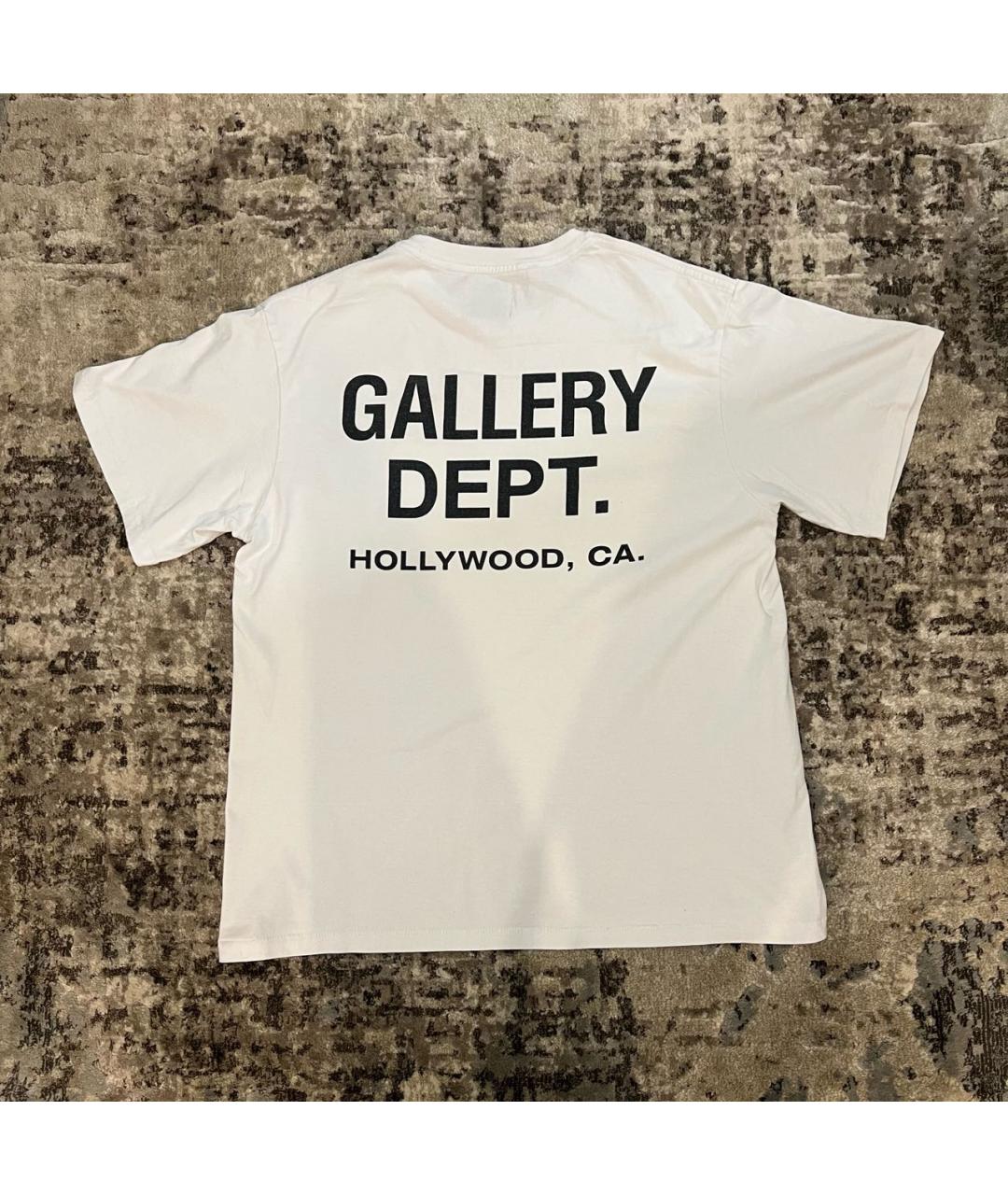 Gallery Dept Белая хлопковая футболка, фото 2
