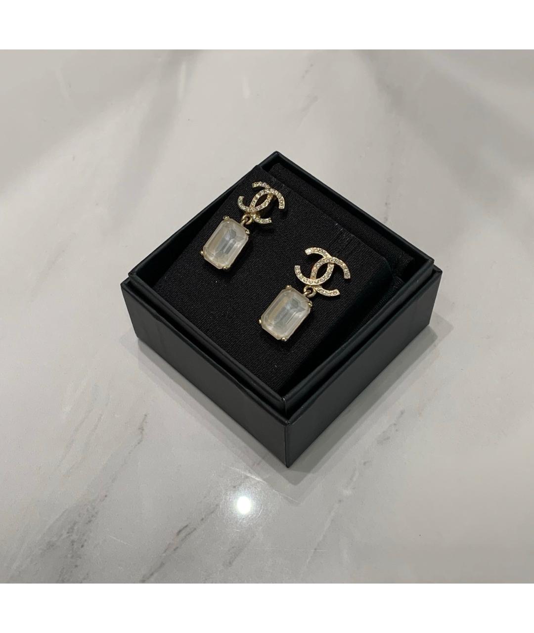CHANEL Золотые серьги, фото 2