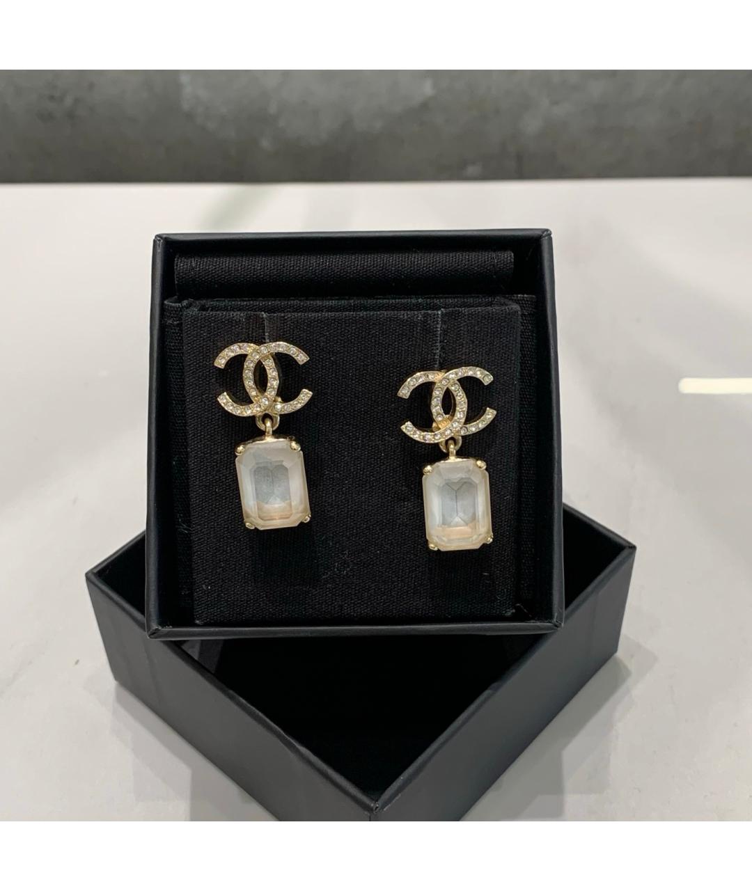 CHANEL Золотые серьги, фото 5
