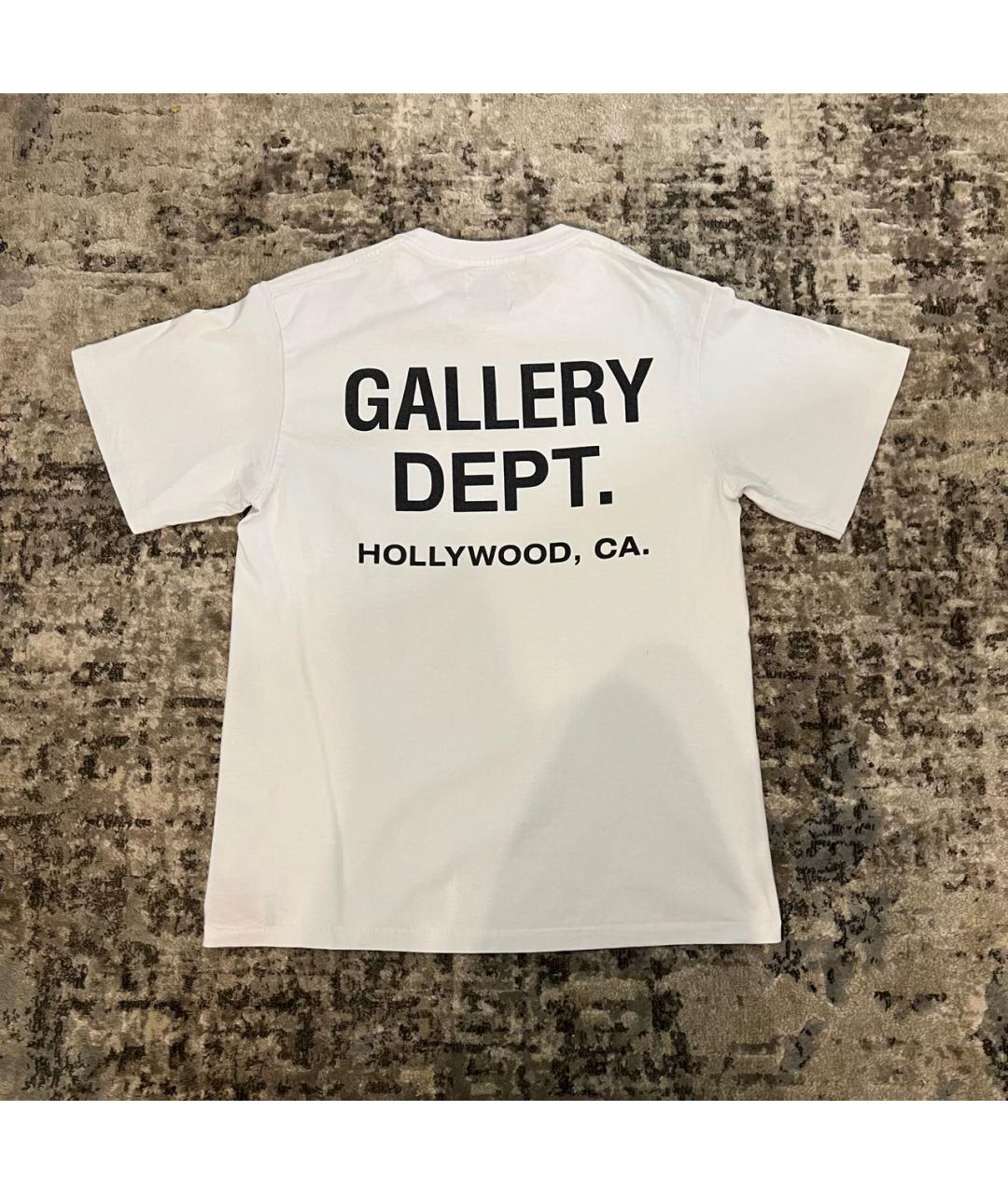 Gallery Dept Белая хлопковая футболка, фото 2