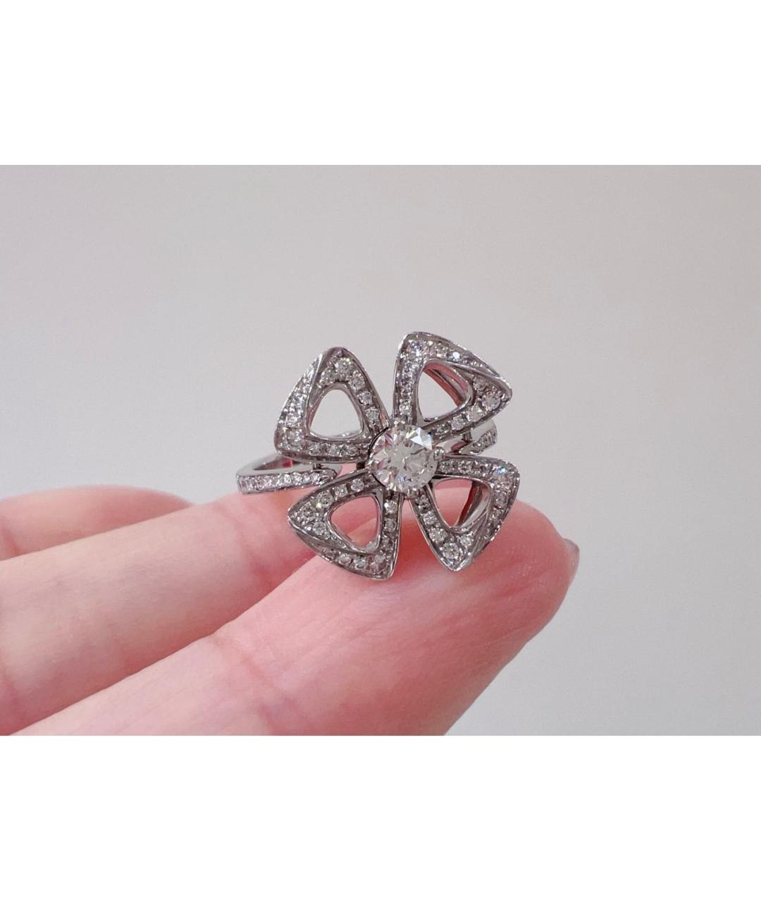 BVLGARI Серебряное кольцо из белого золота, фото 4