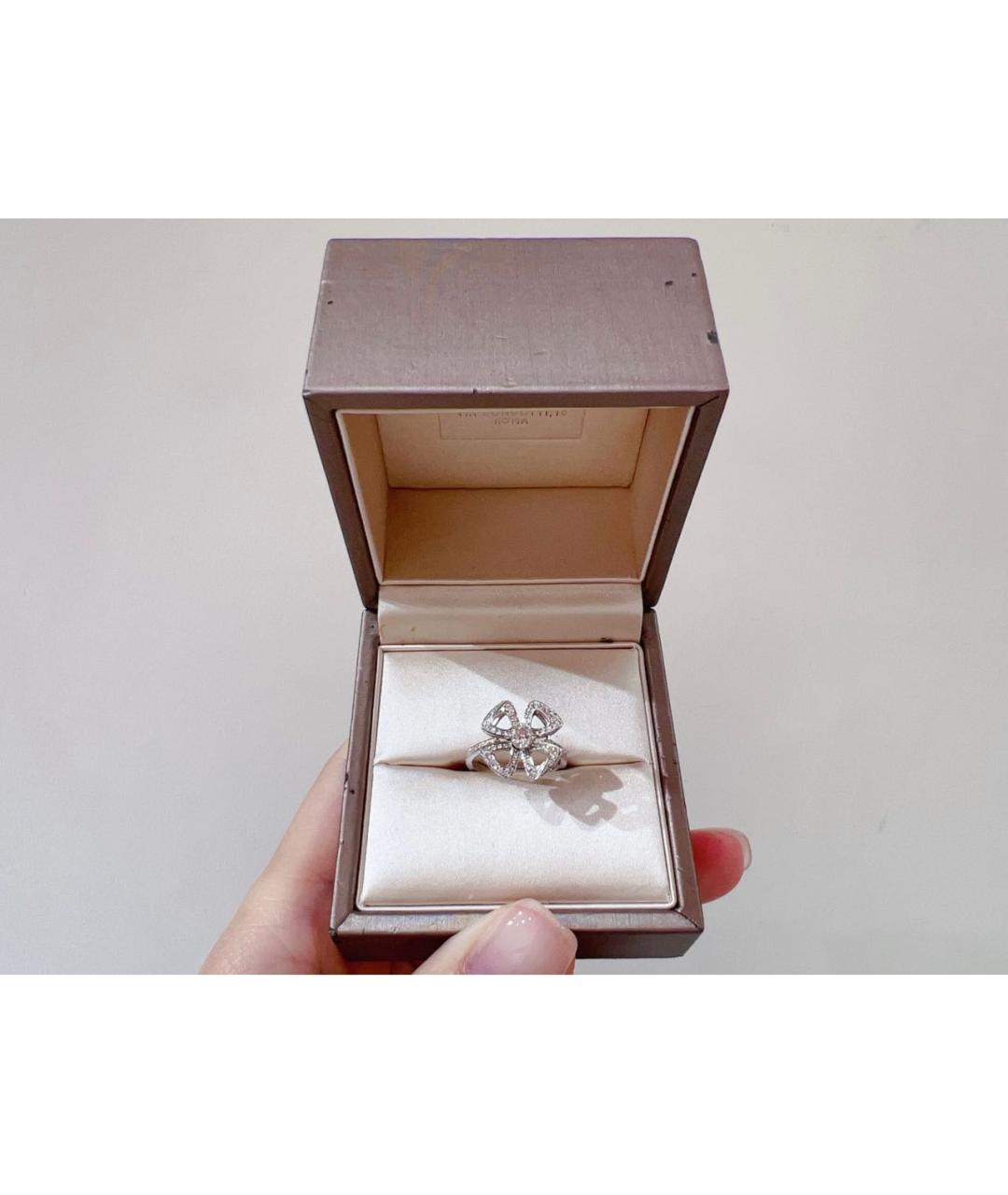 BVLGARI Серебряное кольцо из белого золота, фото 2
