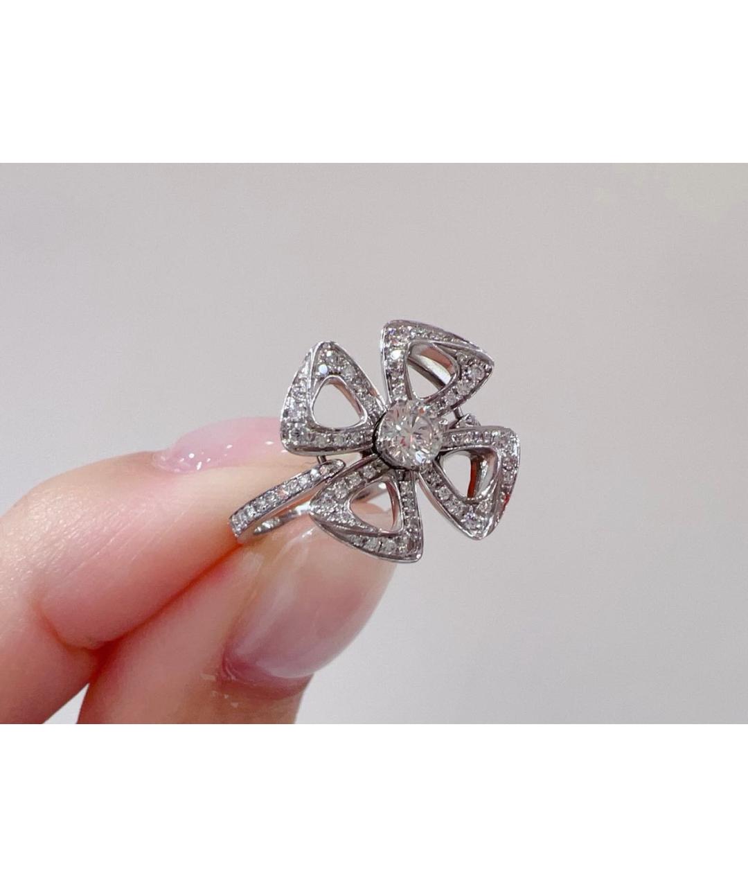 BVLGARI Серебряное кольцо из белого золота, фото 5