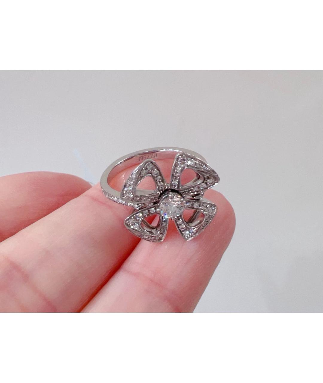 BVLGARI Серебряное кольцо из белого золота, фото 7