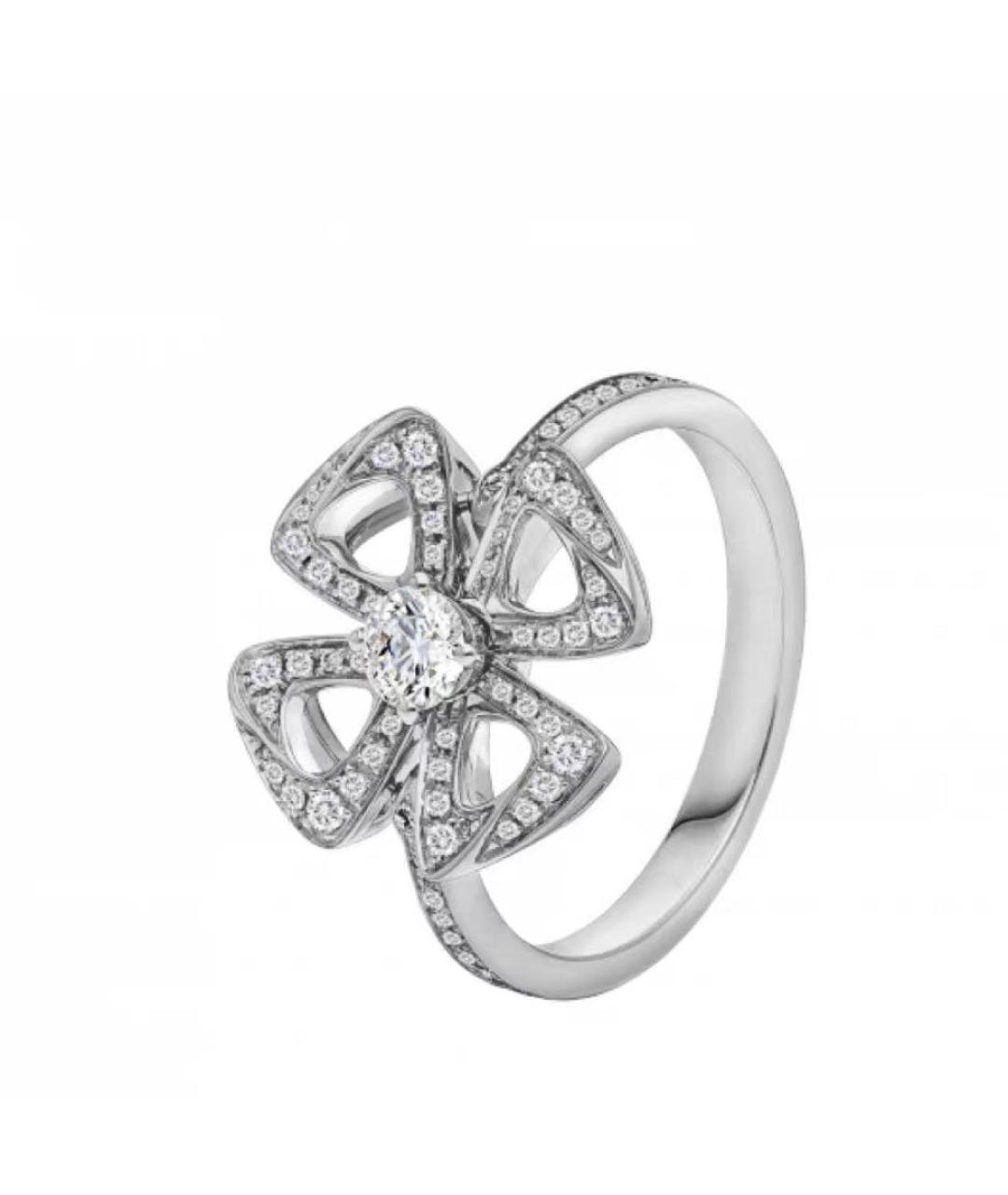 BVLGARI Серебряное кольцо из белого золота, фото 1
