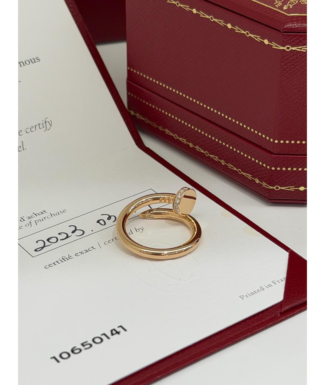 CARTIER Золотое кольцо из розового золота, фото 6