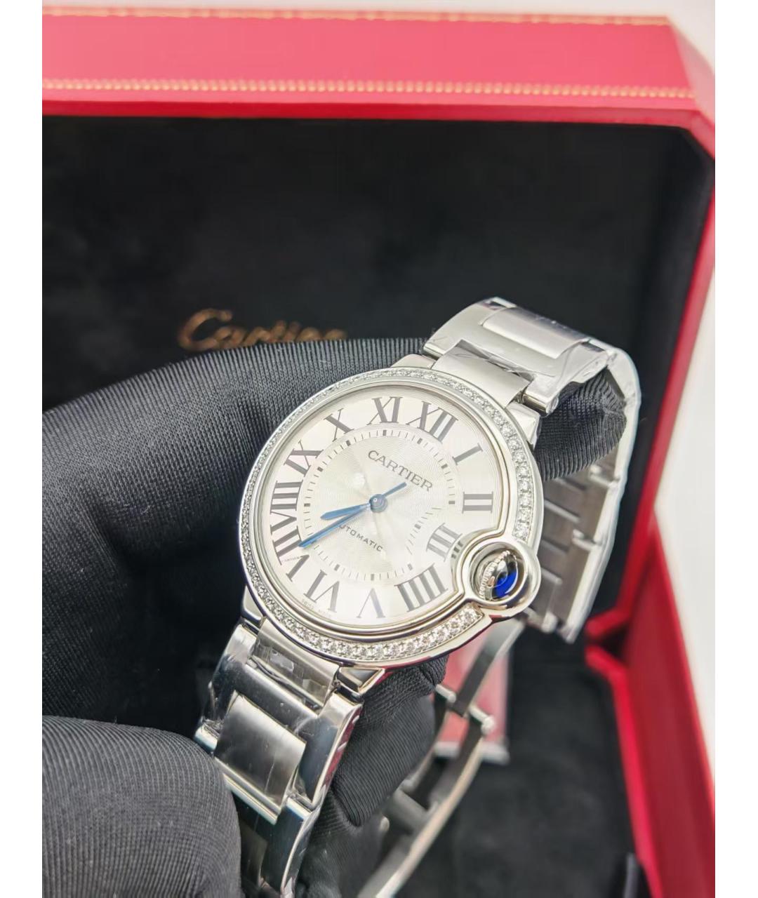 CARTIER Серебряные часы, фото 4