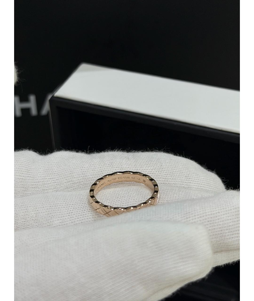 CHANEL Золотое кольцо из розового золота, фото 3