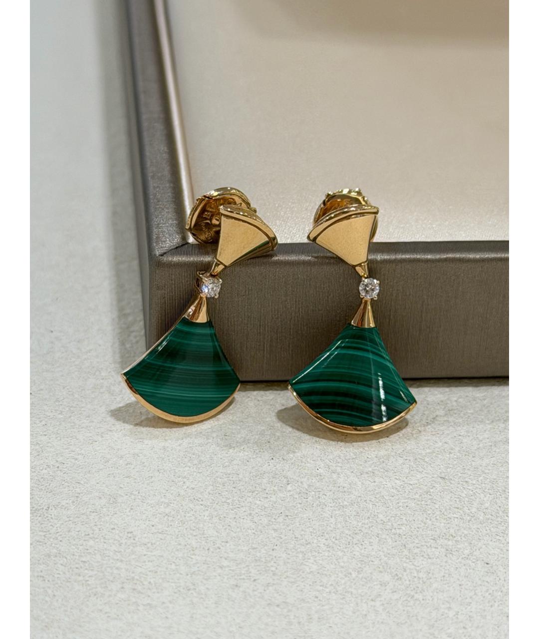 BVLGARI Золотые серьги из розового золота, фото 4