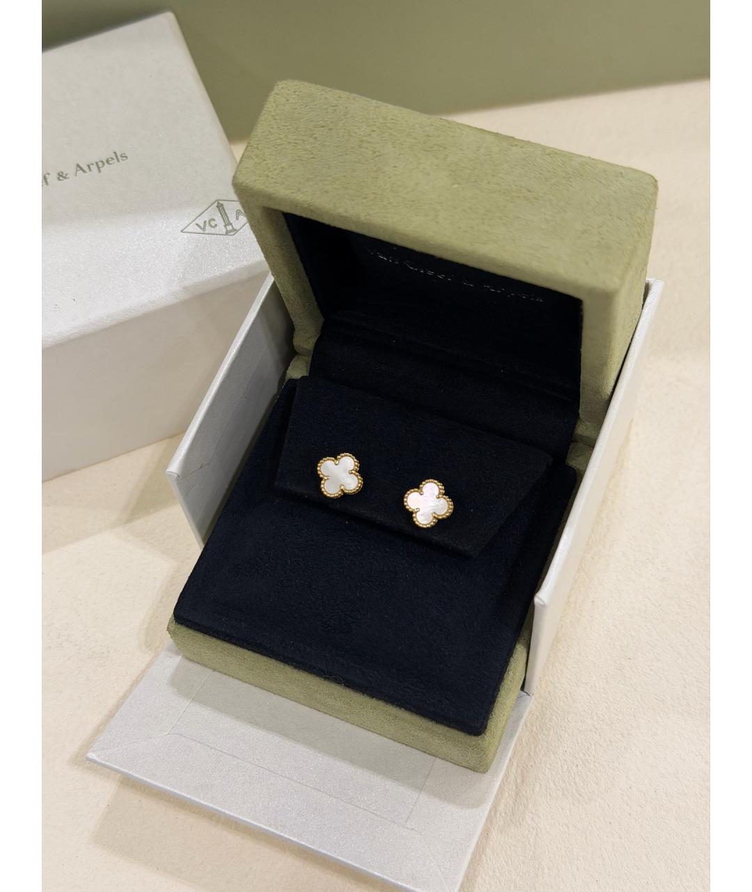 VAN CLEEF & ARPELS Золотые серьги из розового золота, фото 3