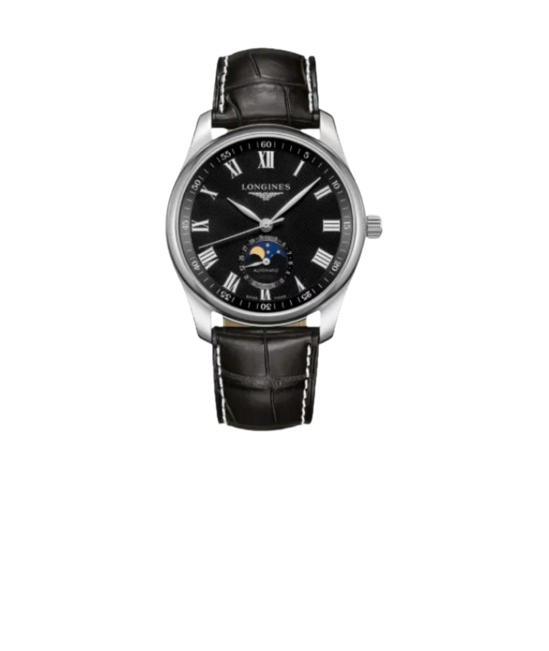 LONGINES Черные часы, фото 6