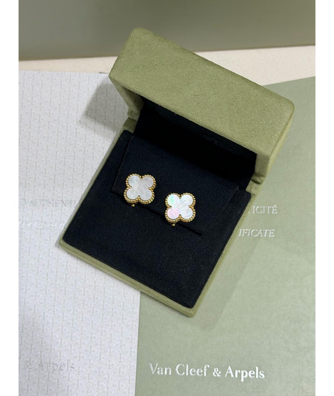 VAN CLEEF & ARPELS Золотые серьги из желтого золота, фото 3
