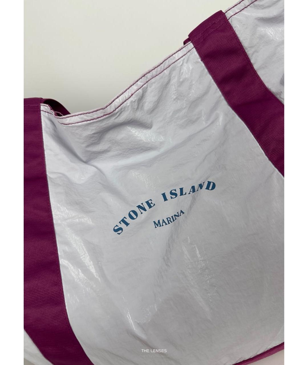 STONE ISLAND Мульти тканевая сумка на плечо, фото 4