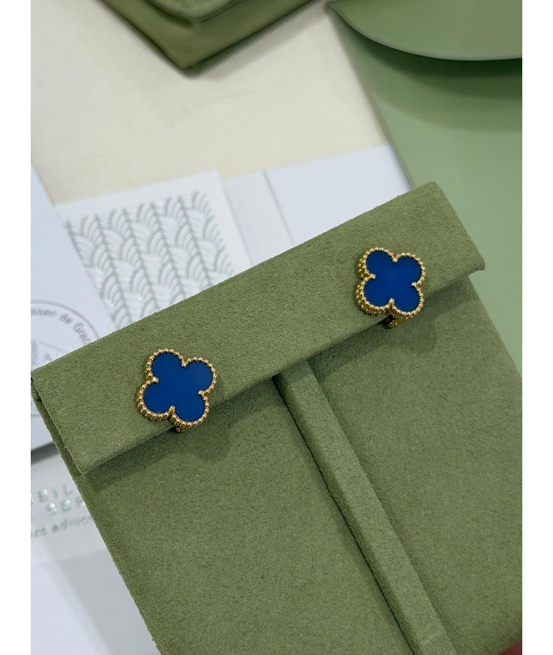 VAN CLEEF & ARPELS Золотые серьги из желтого золота, фото 7