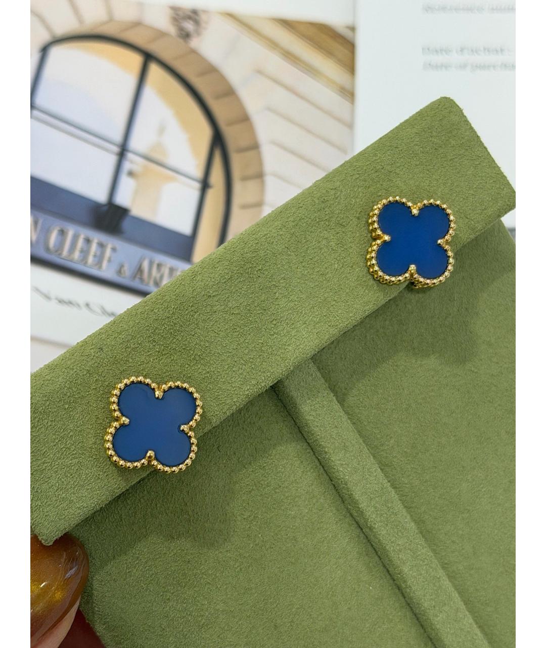 VAN CLEEF & ARPELS Золотые серьги из желтого золота, фото 5