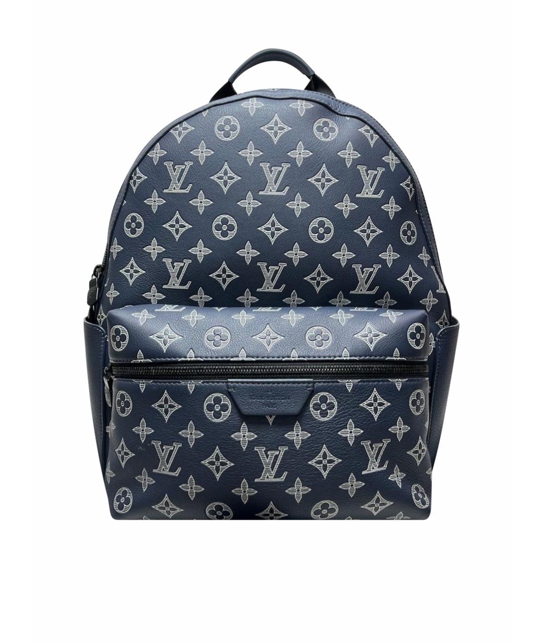 LOUIS VUITTON Синий рюкзак из искусственной кожи, фото 1