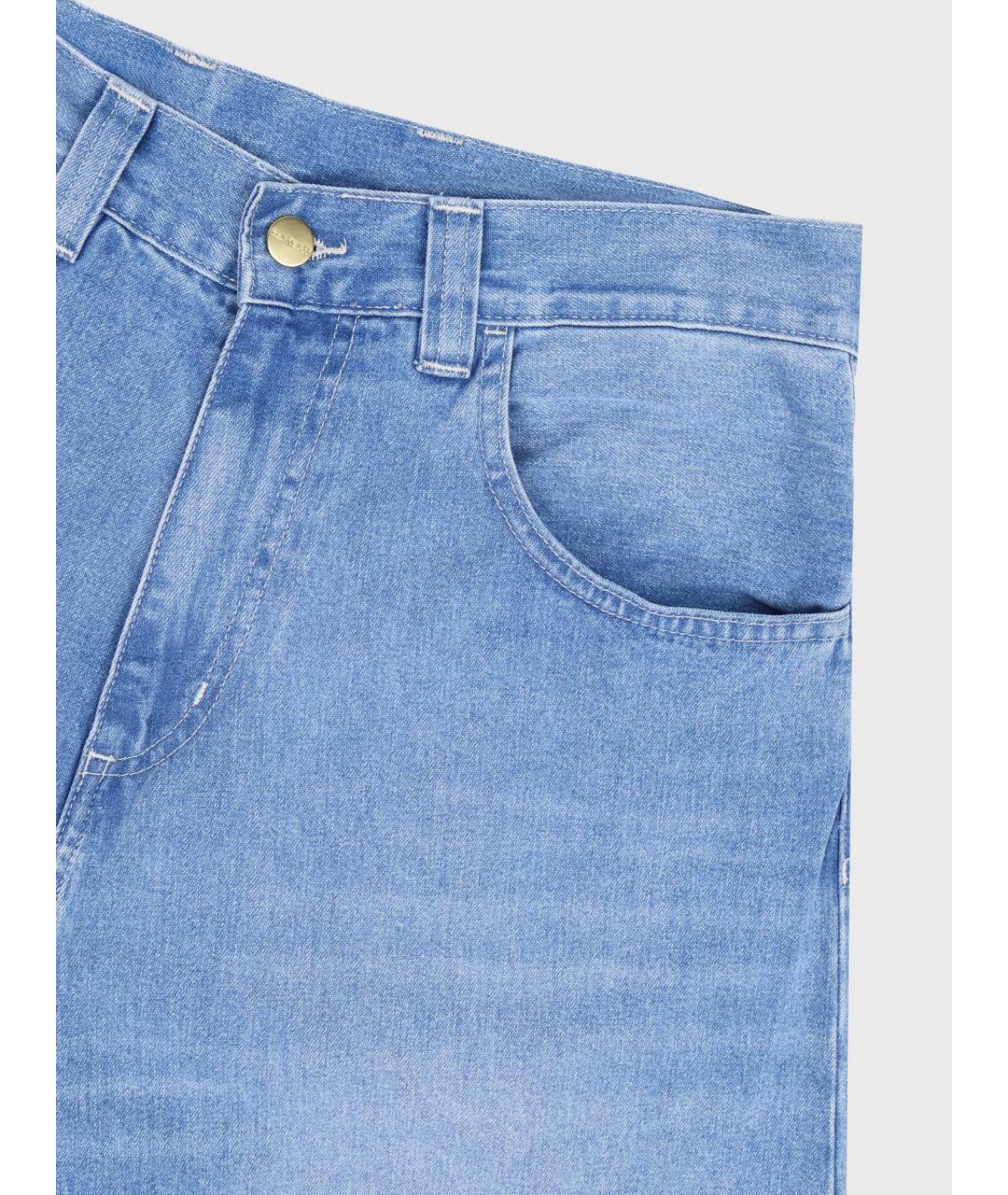 CARHARTT WIP Голубые хлопковые джинсы, фото 6