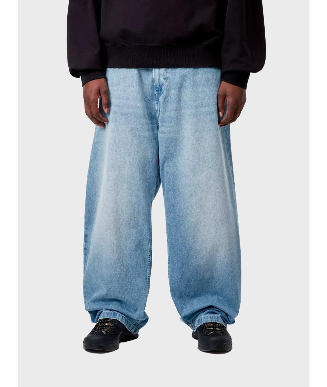 CARHARTT WIP Голубые хлопковые джинсы, фото 2
