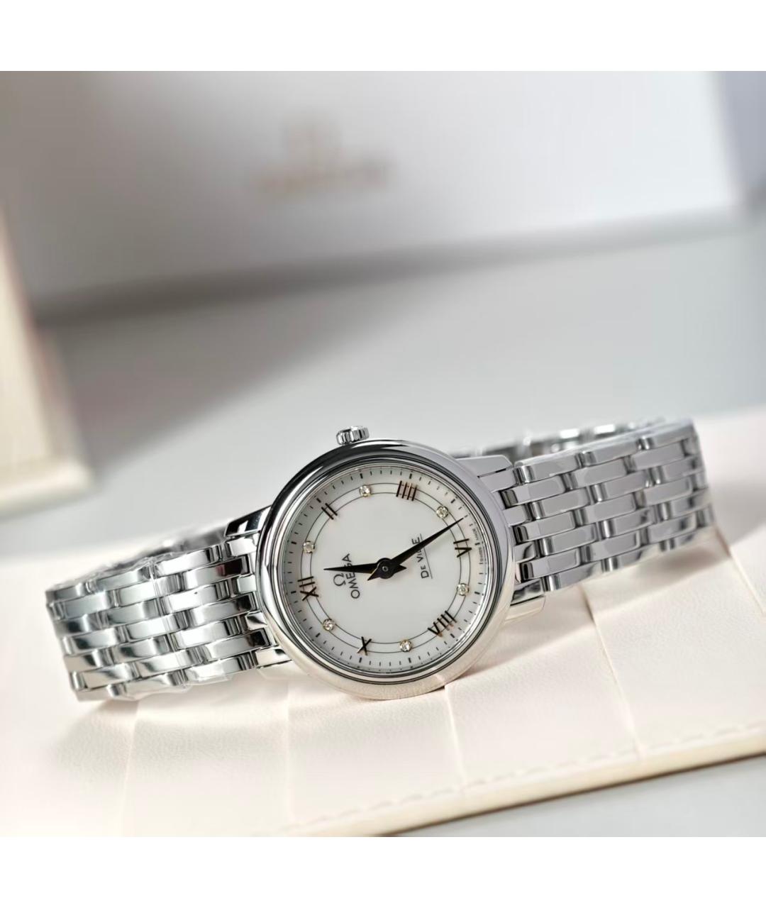 OMEGA Серебряные часы, фото 2