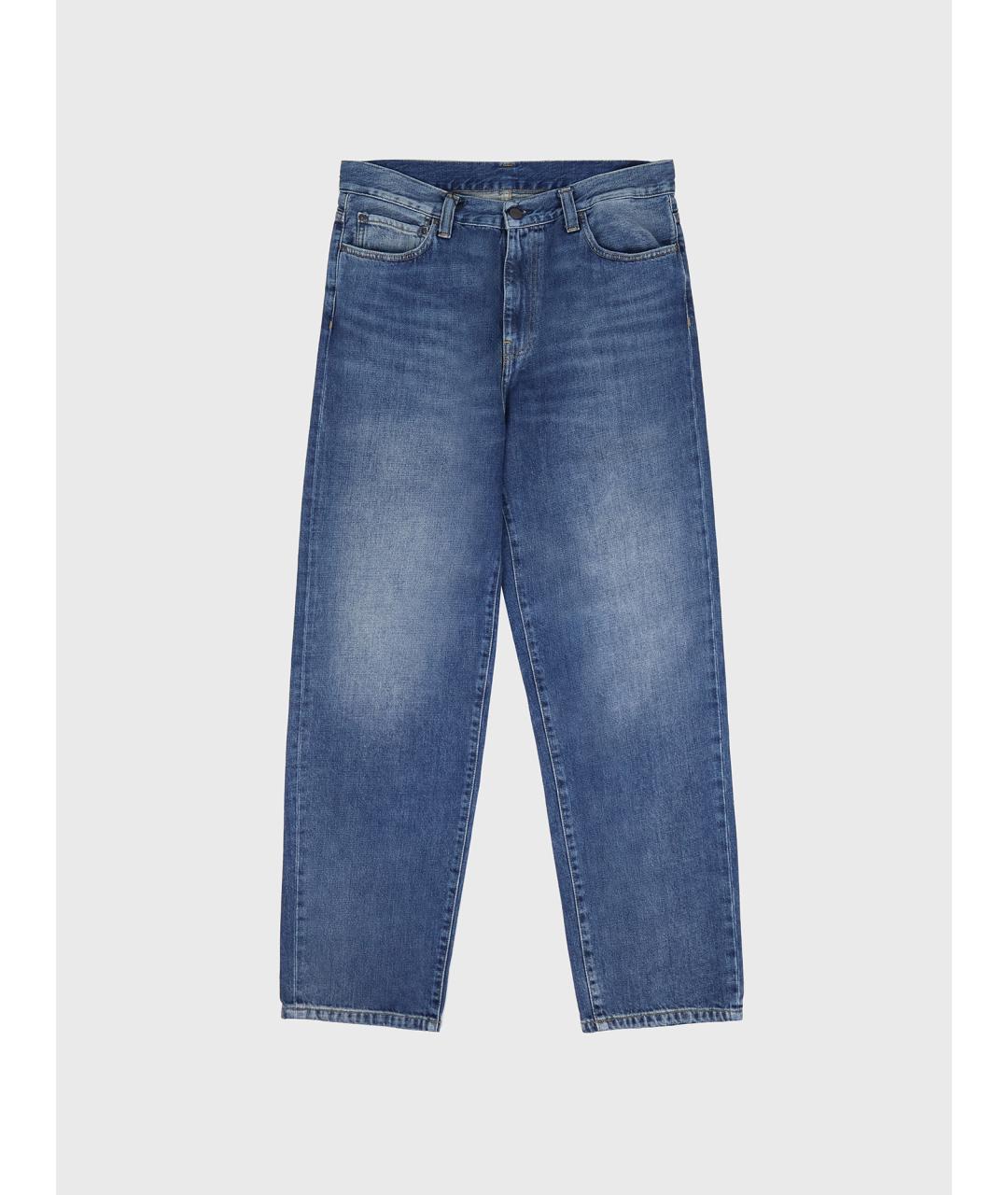 CARHARTT WIP Синие хлопковые прямые джинсы, фото 8