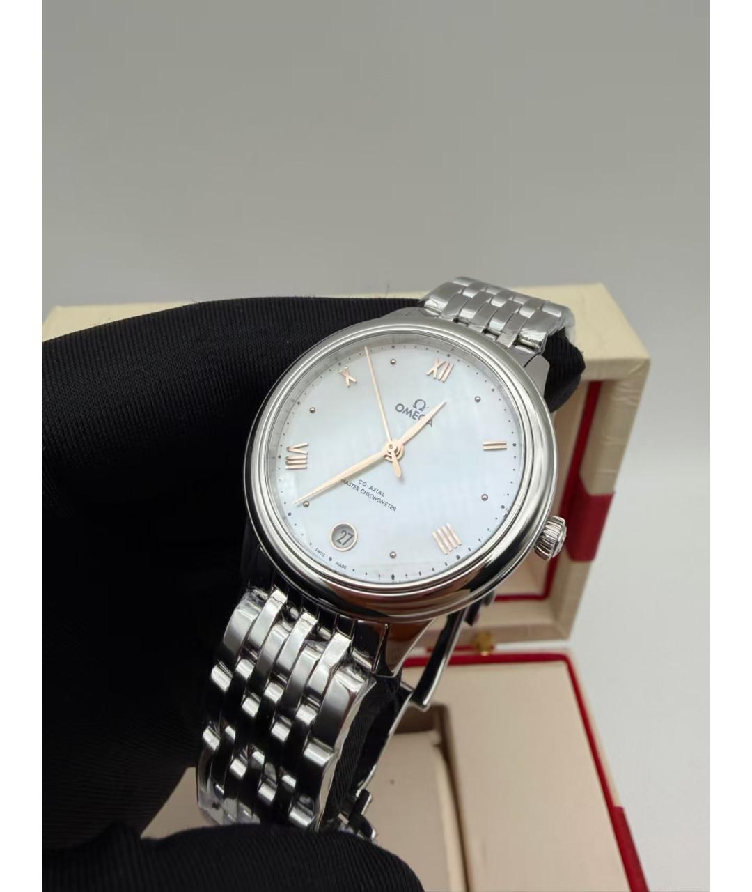 OMEGA Серебряные часы, фото 3