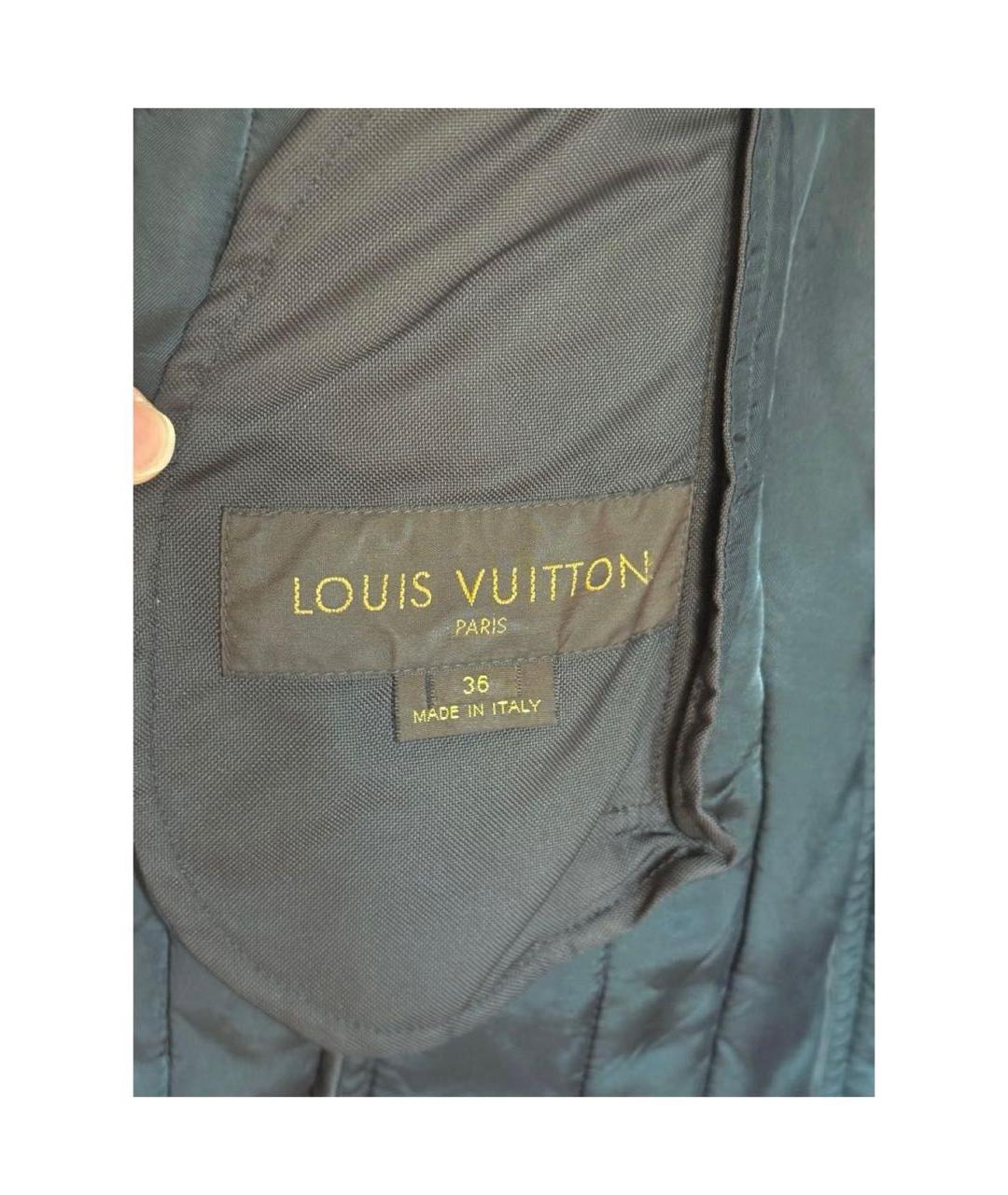 LOUIS VUITTON Черное пальто, фото 3