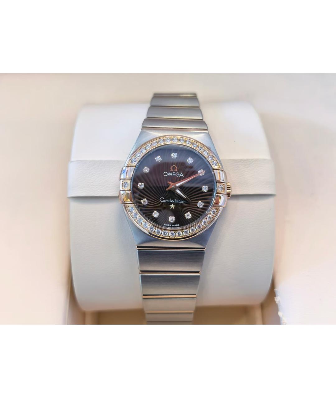 OMEGA Серебряные часы, фото 5