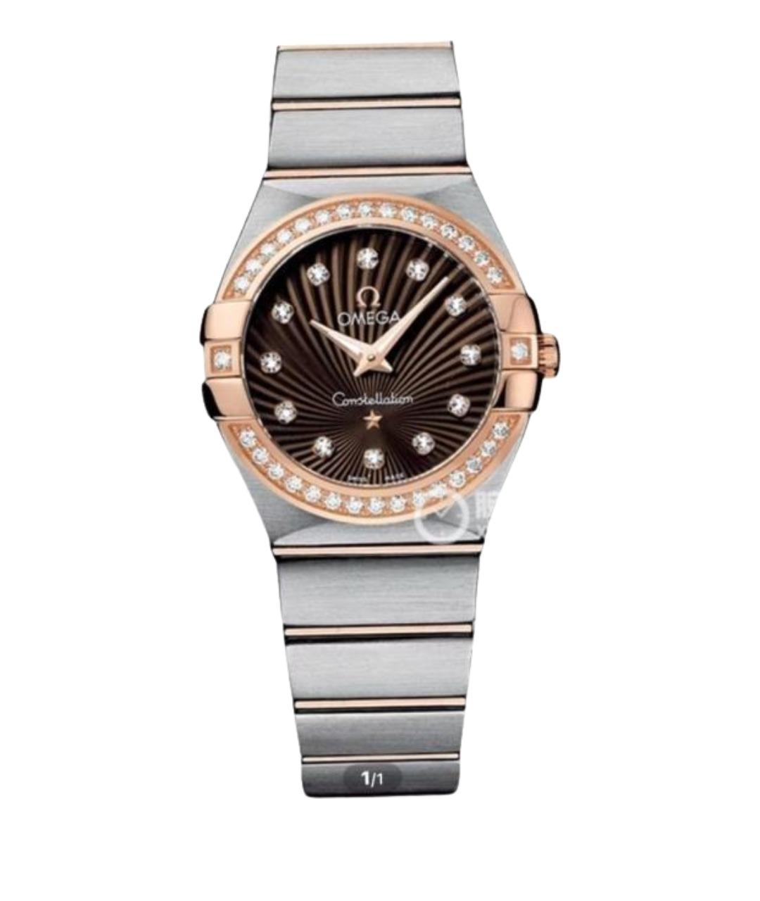 OMEGA Серебряные часы, фото 1