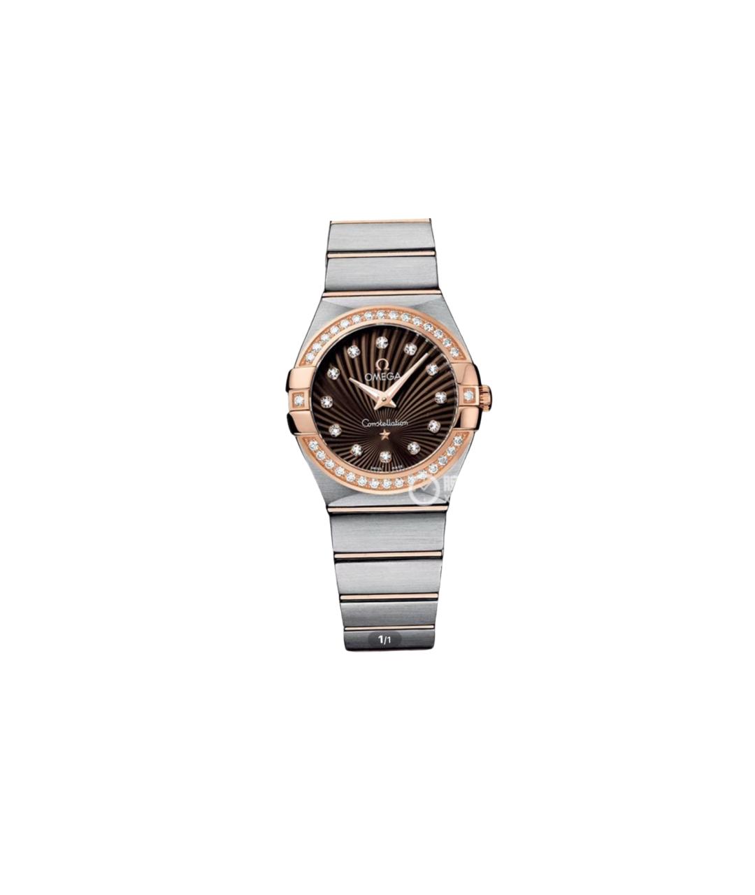 OMEGA Серебряные часы, фото 6