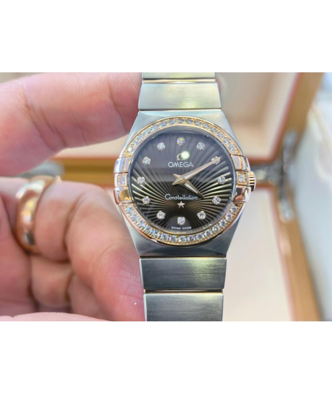 OMEGA Серебряные часы, фото 3