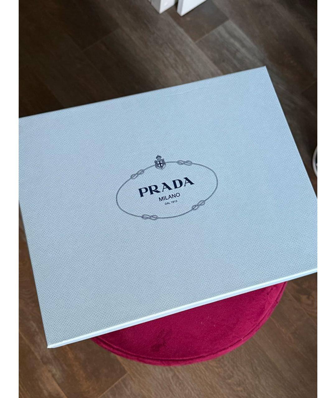 PRADA Черные ботинки, фото 6
