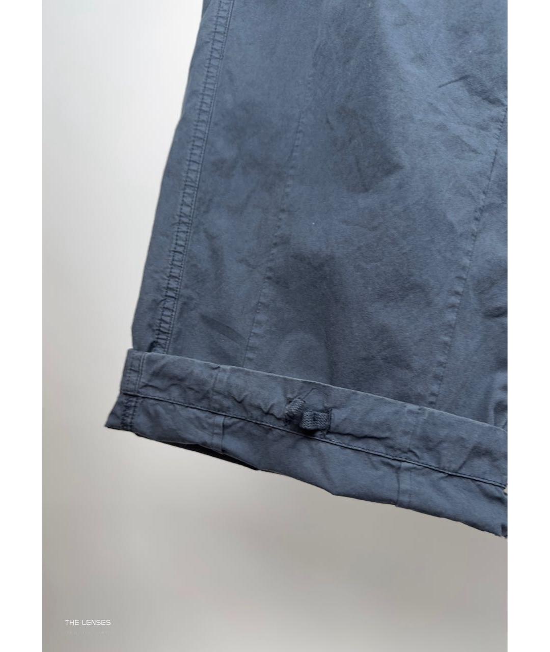 CP COMPANY Темно-синие хлопко-эластановые повседневные брюки, фото 6