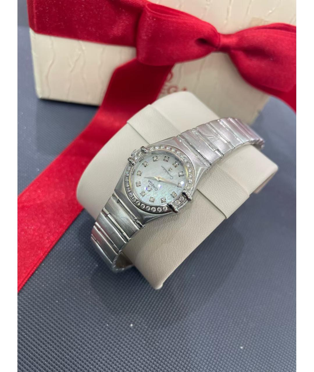 OMEGA Серебряные часы, фото 4