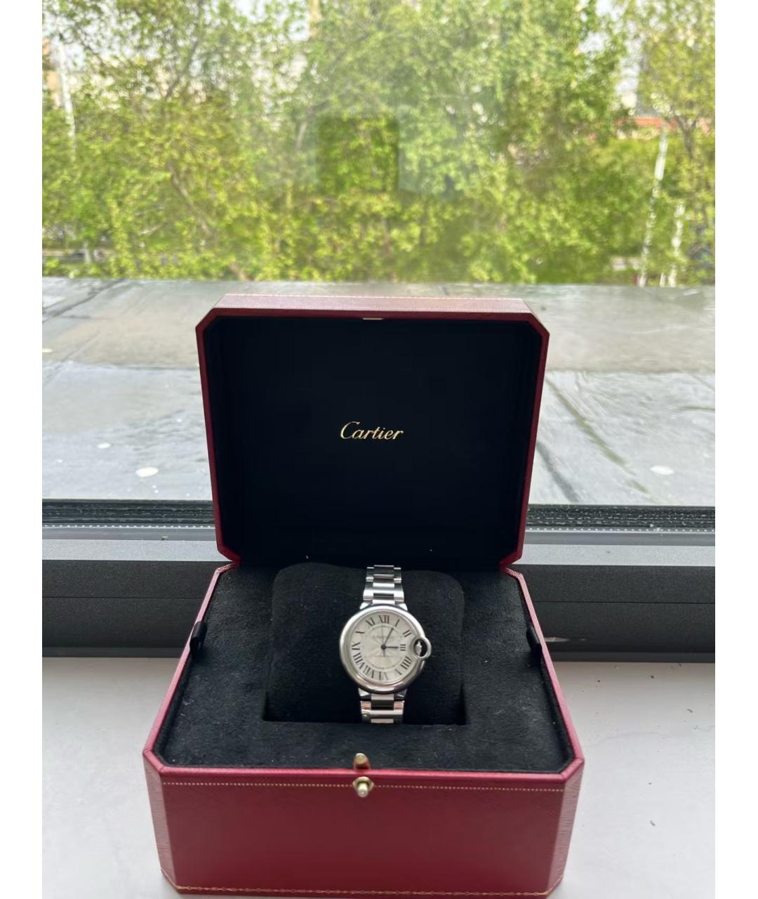 CARTIER Серебряные часы, фото 2