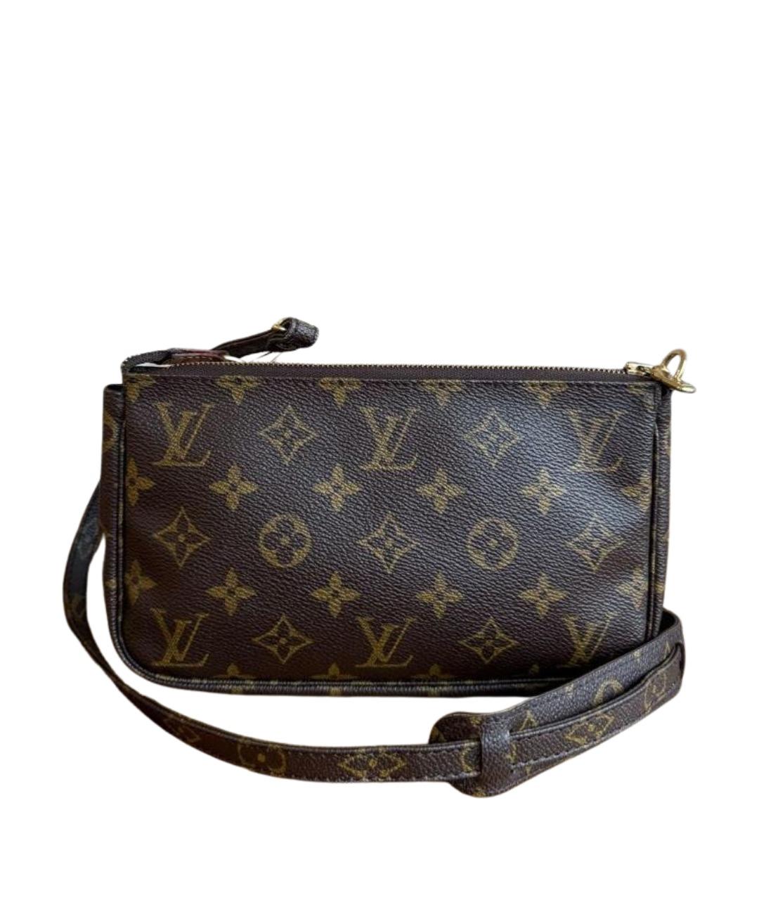 LOUIS VUITTON Коричневая сумка через плечо из канвы, фото 1