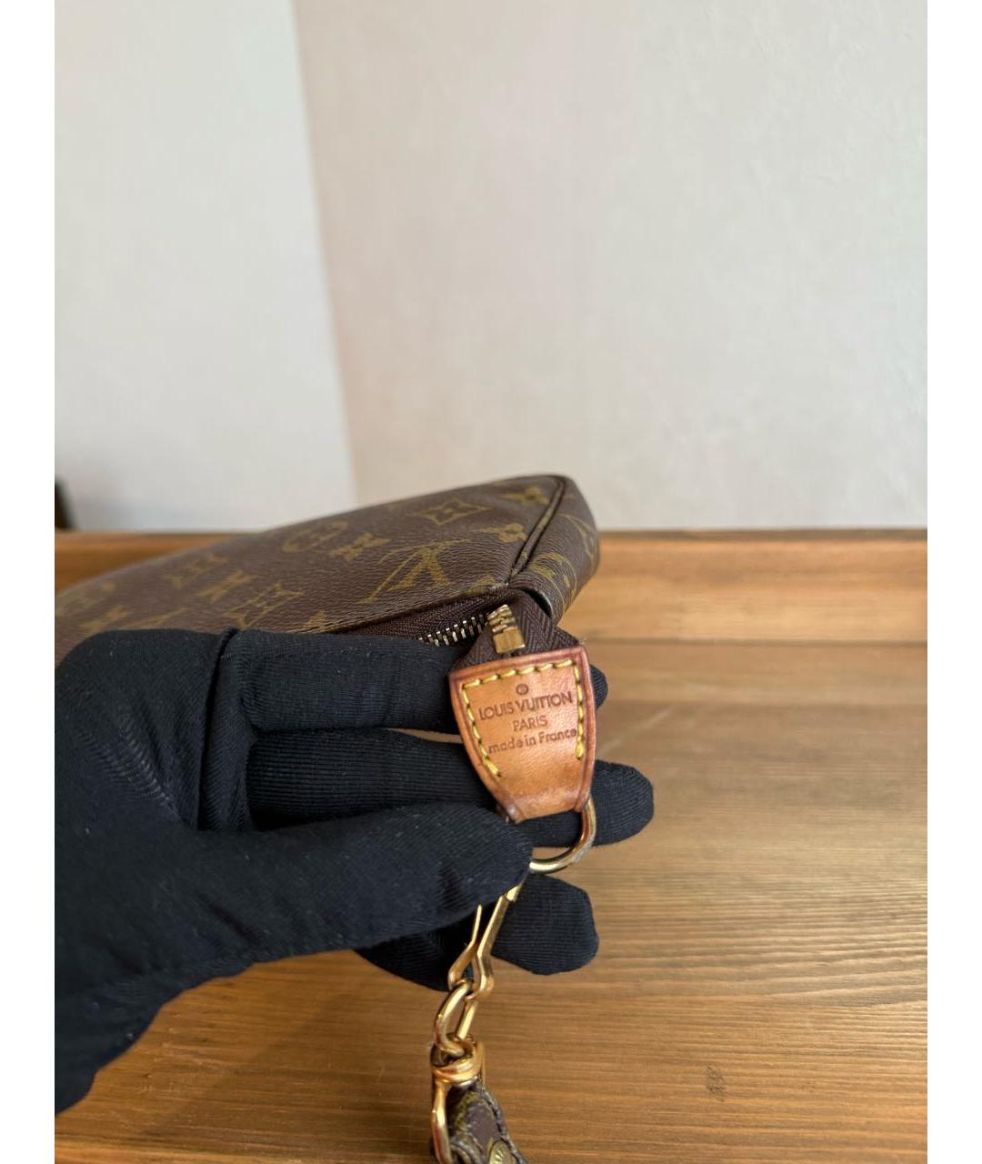 LOUIS VUITTON Коричневая сумка через плечо из канвы, фото 6