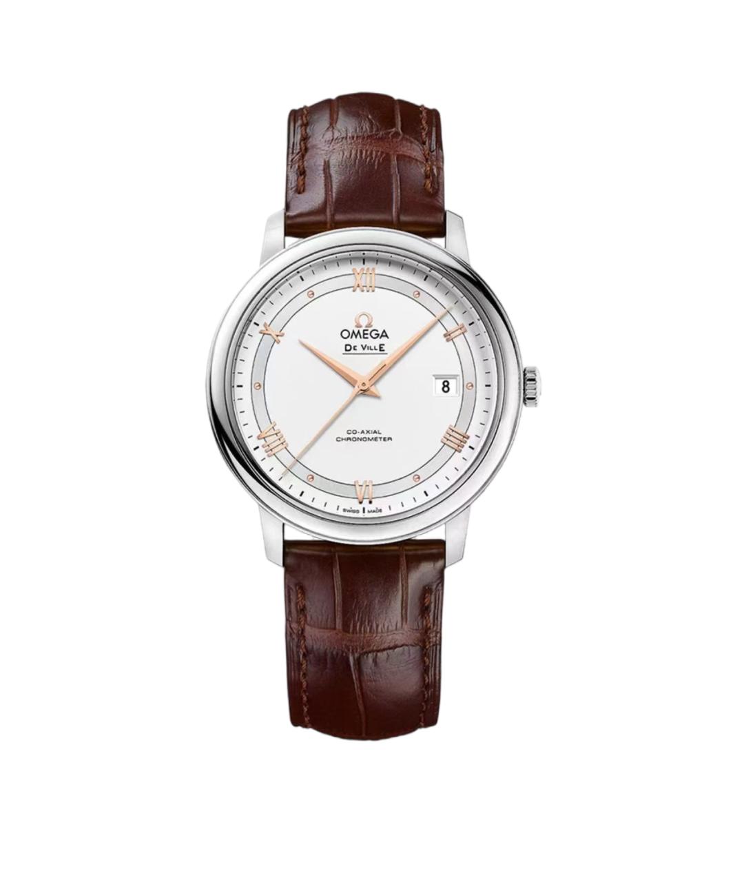 OMEGA Коричневые часы, фото 1