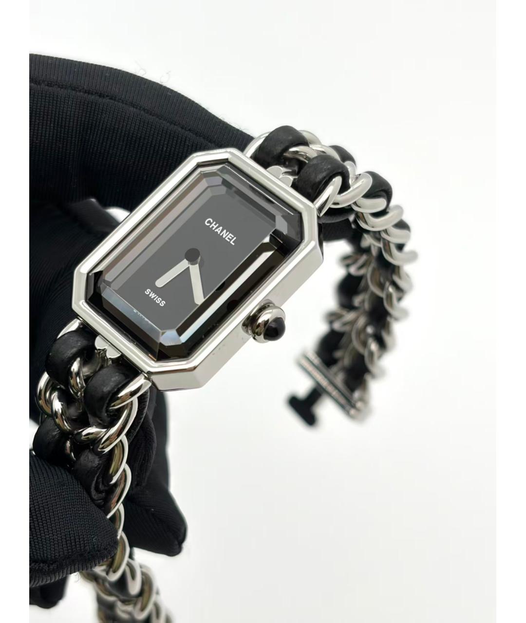 CHANEL Черные часы, фото 4