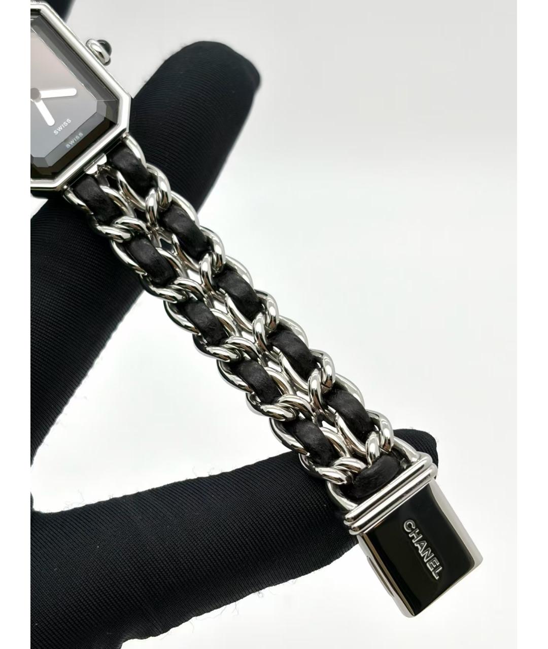 CHANEL Черные часы, фото 5
