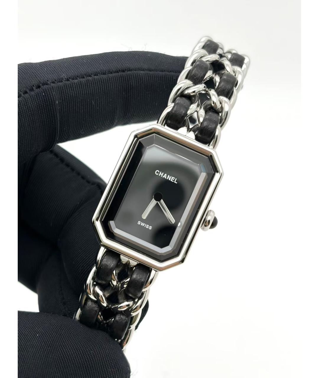 CHANEL Черные часы, фото 3