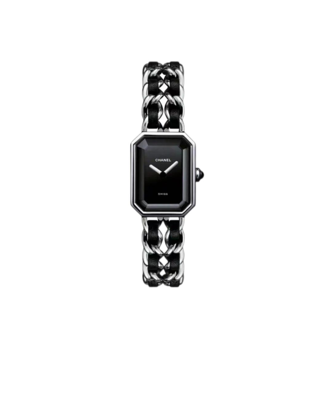 CHANEL Черные часы, фото 6
