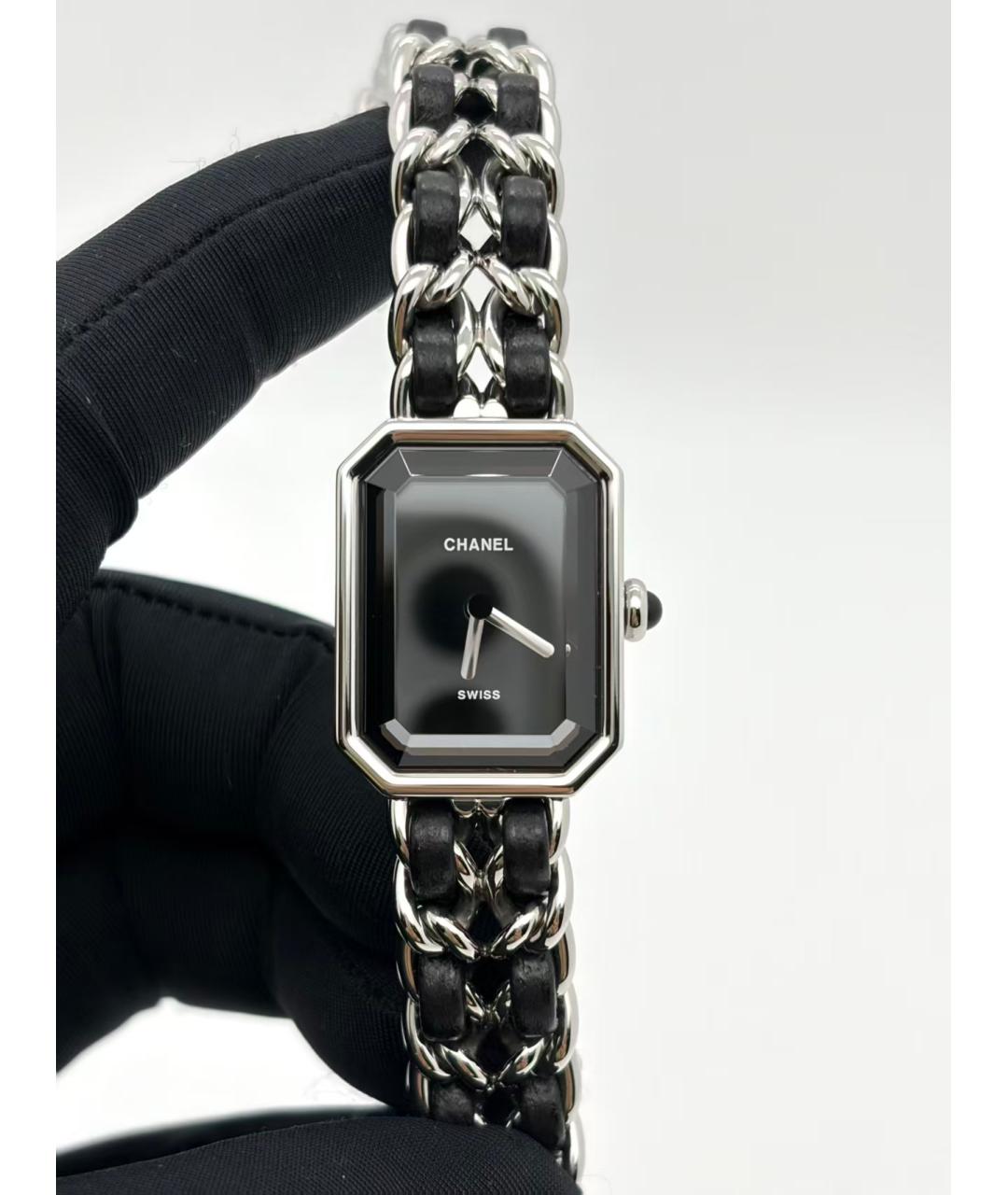 CHANEL Черные часы, фото 2